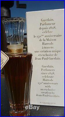 Vintage Guerlain Belle Epoque Harrods Baccarat Perfume Bottle in Box