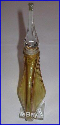 Vintage Guerlain Chamade Perfume Store Display Bottle & Glass Stopper 4 OZ 8 1/2