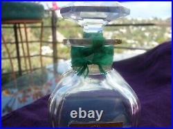 Vintage Guerlain Champs Elysees 1910 Baccarat Perfume Bottle unopened