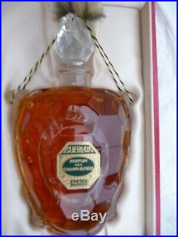 Vintage Guerlain Champs-Elysees Baccarat Perfume Bottle in Box