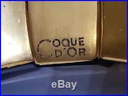 Vintage Guerlain Coque D'Or Perfume Bottle-MADE IN FRANCE with content