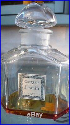 Vintage Guerlain Huge Factice JASMIN Baccarat Perfume Bottle
