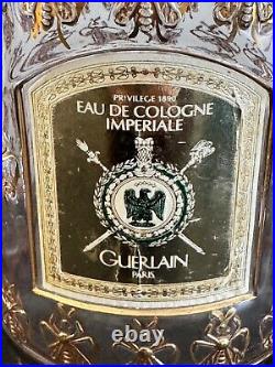 Vintage Guerlain Imperiale Perfume Gold Bees 1000 ml 34 fl. Oz. Empty Bottle