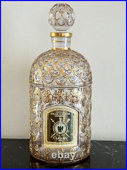 Vintage Guerlain Imperiale Perfume Gold Bees 1000 ml 34 fl. Oz. Empty Bottle