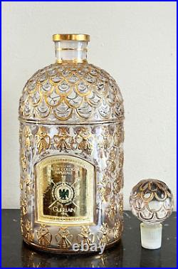 Vintage Guerlain Imperiale Perfume Gold Bees 1000 ml 34 fl. Oz. Empty Bottle