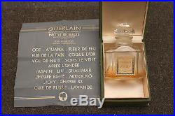 Vintage Guerlain Jicky Baccarat Style Quadrilobe Perfume Bottle/Box 2 OZ 4 Ht