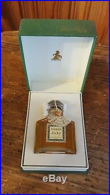 Vintage Guerlain Jicky Baccarat Style Quadrilobe Perfume FULL Bottle