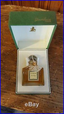 Vintage Guerlain Jicky Baccarat Style Quadrilobe Perfume FULL Bottle