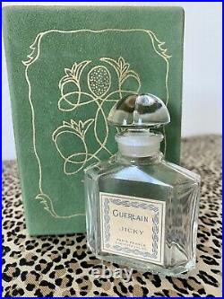 Vintage Guerlain Jicky EMPTY Perfume Bottle With Box 1960s Midcentury France