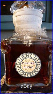 Vintage Guerlain L'Heure Bleu Perfume 4 oz. 120 ml Bottle sealed in Box