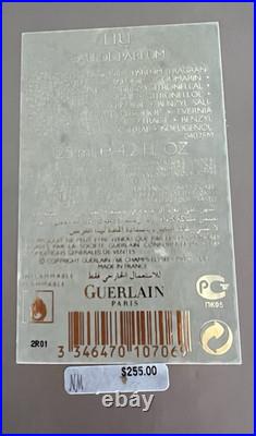 Vintage Guerlain Liu Eau De Parfum 4.2 Fl. Oz. Empty Bottle With Box & Atomizer Vintage Guerlain Liu Eau De Parfum 4.2 Fl. Oz. Empty Bottle With Box & Atomizer