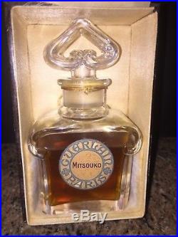 Vintage Guerlain Mitsouko Perfume Baccarat 4 Oz Bottle Unopened In Box Rare