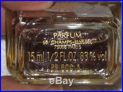 Vintage Guerlain Mitsouko Perfume Bottle 1/2 OZ 15 ML Sealed Full