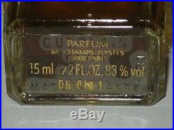 Vintage Guerlain Mitsouko Perfume Bottle & Box 1/2 OZ Sealed Full Circa 1983