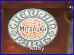 Vintage Guerlain Mitsouko Perfume Bottle/Box 1 OZ Open 3/4 Full Circa 1960's