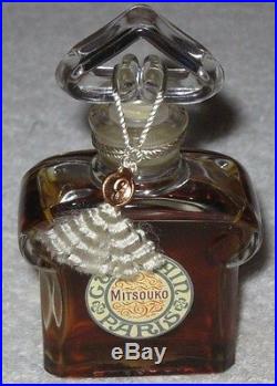 Vintage Guerlain Mitsouko Perfume Bottle/Box 1 OZ Sealed 3/4+ Full Circa 1960's