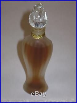 Vintage Guerlain Mitsouko Perfume Bottle/Box Rosebud/Amphora 1/2 OZ 3/4 Full