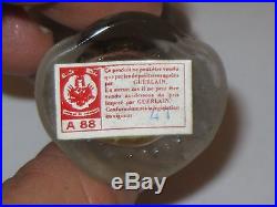 Vintage Guerlain Mitsouko Perfume Bottle/Box Rosebud/Amphora 1/2 OZ 3/4 Full