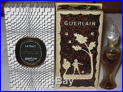 Vintage Guerlain Mitsouko Perfume Bottle/Box Rosebud/Amphora 1/2 OZ Sealed, 1967