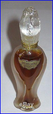 Vintage Guerlain Mitsouko Perfume Bottle/Box Rosebud/Amphora 1/2 OZ Sealed/Full