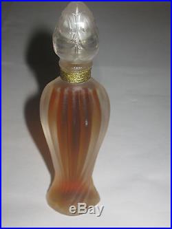 Vintage Guerlain Mitsouko Perfume Bottle/Box, Rosebud/Amphora 1/2 OZ Sealed/Full