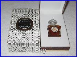 Vintage Guerlain Mitsouko Perfume Bottle & Boxes 1/2 OZ 15 ML Sealed/Full 1967