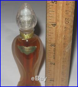 Vintage Guerlain Mitsouko Perfume Bottle Rosebud/Amphora 1/2 OZ Sealed/Full