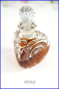 Vintage Guerlain Mouchoir De Monsieur Flacon Escargot Snail Glass Perfume