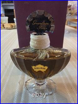 Vintage Guerlain Paris Baccarat Perfume Bottle for Shalimar Perfume 6 Tall NIB Vintage Guerlain Paris Baccarat Perfume Bottle for Shalimar Perfume 6 Tall NIB