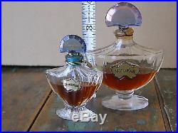 Vintage Guerlain Paris Shalimar Perfume Lot of 2, sealed bottles