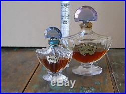 Vintage Guerlain Paris Shalimar Perfume Lot of 2, sealed bottles