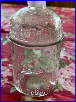 Vintage Guerlain Perfume Bottle Glass Bees 1000ml EUC