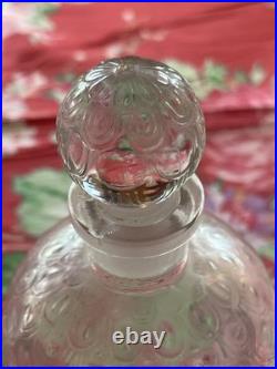 Vintage Guerlain Perfume Bottle Glass Bees 1000ml EUC