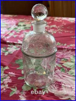Vintage Guerlain Perfume Bottle Glass Bees 1000ml EUC