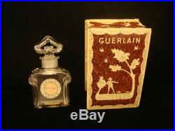Vintage Guerlain Perfume Bottle With Baccarat Crystal