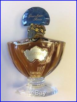 Vintage Guerlain Shalimar 1/3 oz Perfume Bottle Made in France Sealed Rare