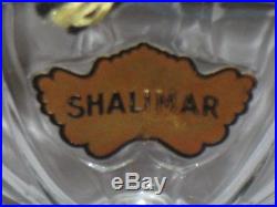 Vintage Guerlain Shalimar Baccarat Style Bottle/Box Presentation Avion 1 OZ 4