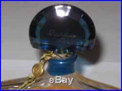 Vintage Guerlain Shalimar Baccarat StylePerfume Bottle/Stopper 3 OZ 3/4 Full, 6