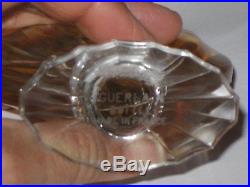 Vintage Guerlain Shalimar Baccarat StylePerfume Bottle/Stopper 3 OZ 3/4 Full, 6