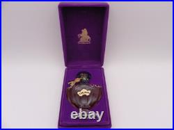 Vintage Guerlain Shalimar Parfum Extrait 1/3oz with Velvet Box Sealed withCord 1970s