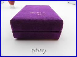 Vintage Guerlain Shalimar Parfum Extrait 1/3oz with Velvet Box Sealed withCord 1970s