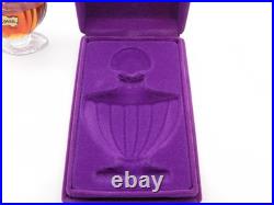 Vintage Guerlain Shalimar Parfum Extrait 1/3oz with Velvet Box Sealed withCord 1970s