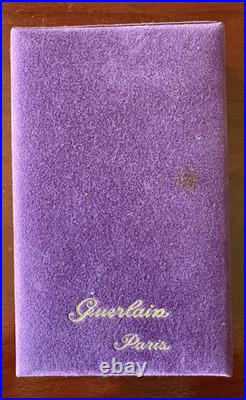 Vintage Guerlain Shalimar Perfume Baccarat Batwing Crystal Bottle With Box