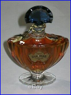 Vintage Guerlain Shalimar Perfume Bottle 1 OZ Open/Full Circa 1983