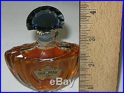 Vintage Guerlain Shalimar Perfume Bottle 1 OZ Open/Full Circa 1983