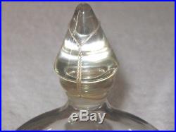 Vintage Guerlain Shalimar Perfume Bottle 1960s Cologne 6 OZ Sealed, 3/4 Full