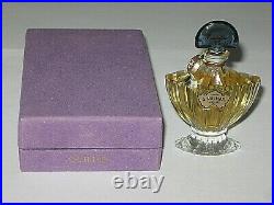 Vintage Guerlain Shalimar Perfume Bottle & Box 1/4 OZ Sealed/Full 1980s