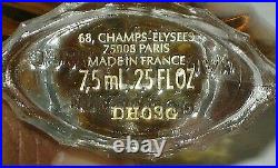 Vintage Guerlain Shalimar Perfume Bottle & Box 1/4 OZ Sealed/Full 1980s