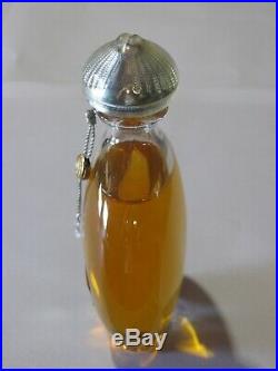 Vintage Guerlain Shalimar Perfume Bottle & Box EDT 3 OZ Open 3/4+ Full