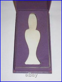 Vintage Guerlain Shalimar Perfume Bottle/Box Rosebud/Amphora 1/2 OZ Sealed, 1967